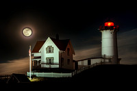 Nubble Full Moon